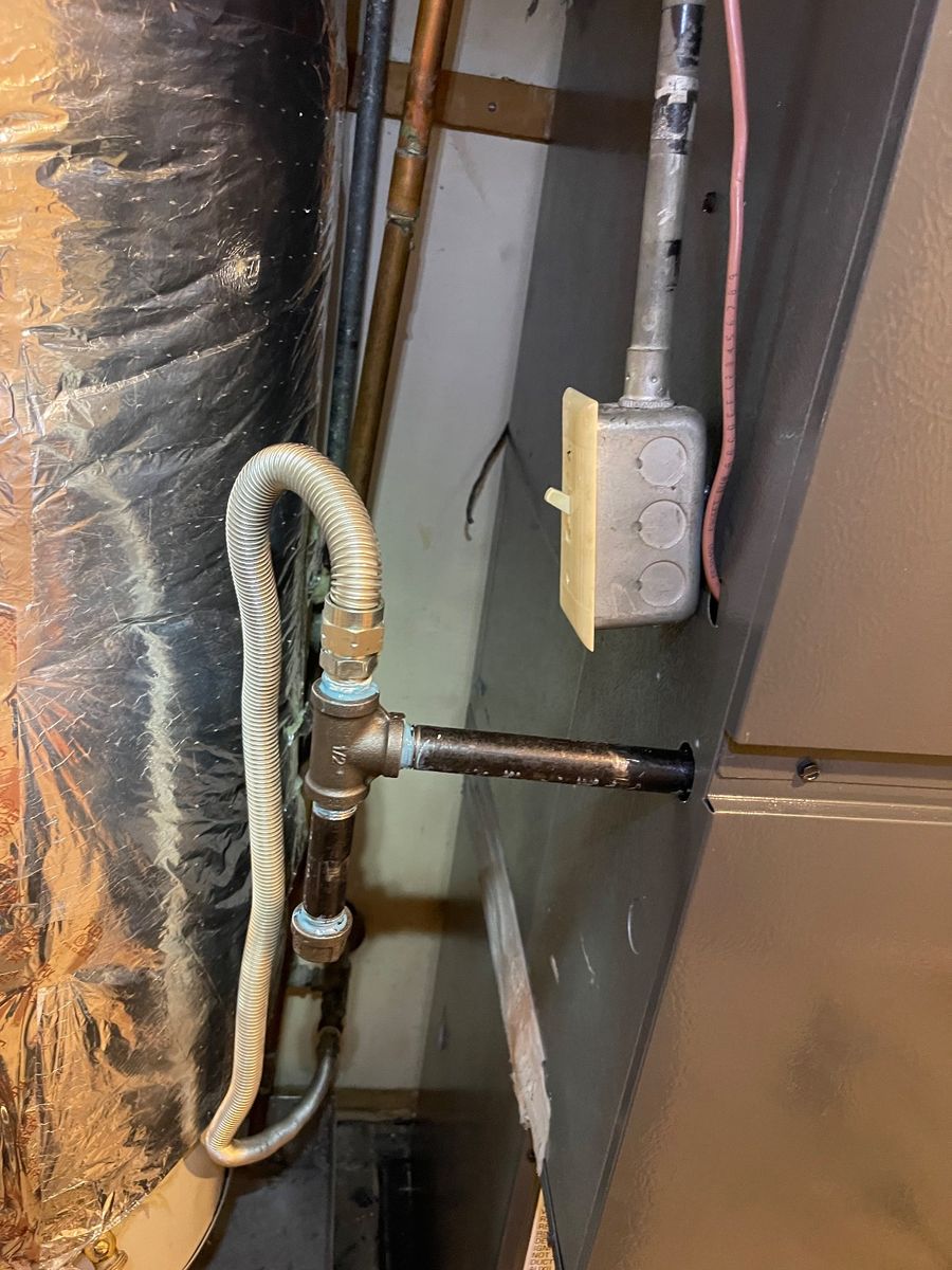 Flower Mound TX HVAC electrical and piping on new AC system